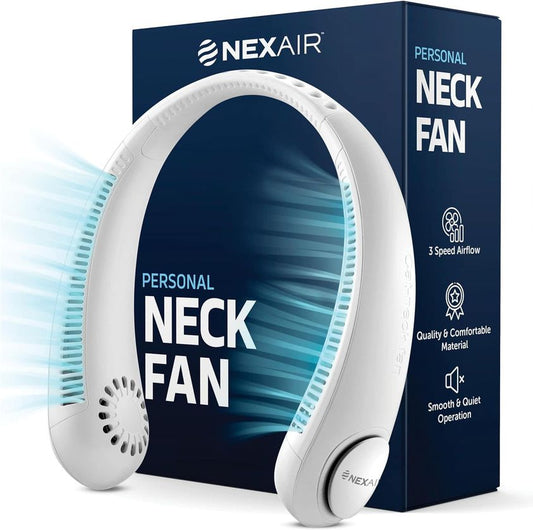 Shopcode™ Portable Bladeless Hanging Rechargeable Neck Fan
